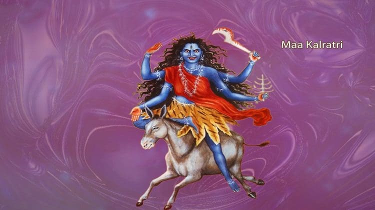 नवरात्रि का सातवाँ दिन (कालरात्रि स्वरूप की पूजा) / Seventh day of Navaratri (worship of kalratri form)