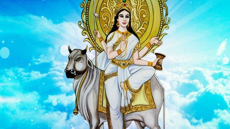 नवरात्रि का आठवां दिन (महागौरी स्वरूप की पूजा) / Eighth day of Navaratri (worship of Mahagauri form)